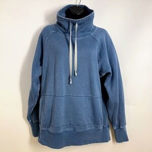 FP Movement Fletcher Run Cotton Cowl Neck Long Sleeve Pullover Sweater SZ XL‎